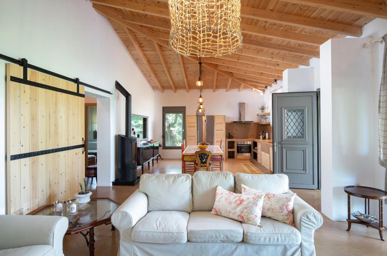 Villa Menie - Golden Fig Sykia Lodge Paralia Sikias Экстерьер фото
